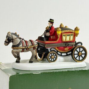 Dept 56 Royal Coach Trinket Box Hinged Horse Heritage Village 57501 Retired